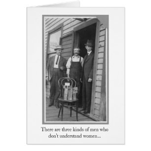 Vintage - Drie soorten Mannen