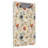 Vintage Dried Wildflower Navy Terracotta Klembord (Rechts)