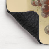 Vintage druiven muismat (Hoek)