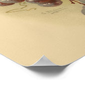 Vintage druiven poster (Hoek)