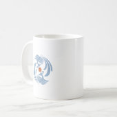vintage dubbele feniks koffiemok (Voorkant links)