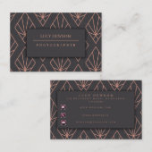 Vintage - dubbelzijdig Visitekaartje (Voorkant / Achterkant)