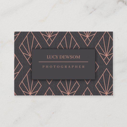 Vintage - dubbelzijdig Visitekaartje (Voorkant)