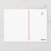 Vintage Duck & Bunny Child's Valentijn briefkaart (Achterkant)