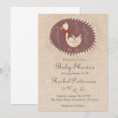 Vintage Duckling Kaart (Voorkant / Achterkant)