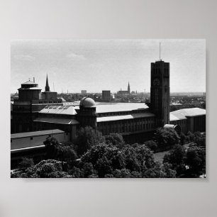 Vintage Duitsland München Duits Museum Poster