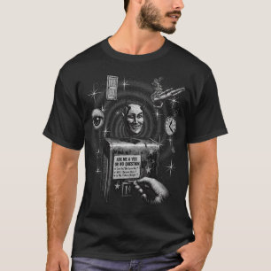 Vintage Duivel Fortune Machine Sci-Fi T-shirt