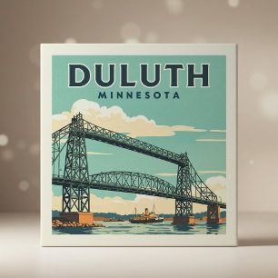 Vintage Duluth Minnesota Tegeltje