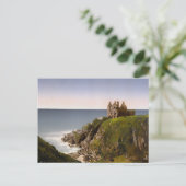 Vintage Dunskey Castle Schotland Briefkaart (Staand voorkant)