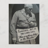Vintage Dure Man Collage Briefkaart (Voorkant)