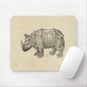 Vintage Durer Rhino Muismat (Met muis)