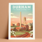Vintage Durham North Carolina Briefkaart