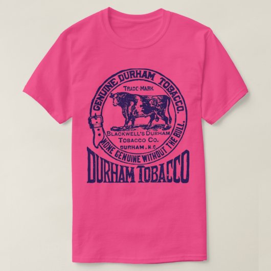 Vintage Durham Tobacco T-shirt (Design voorkant)