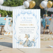 Vintage Dwaze Gans Baby Shower