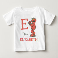 Vintage - E is voor Elmo | Jouw namen toevoegen