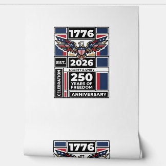 Vintage Eagle 1776 2026 T-shirt Patriotistische Ty Behang