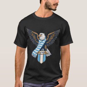 Vintage Eagle Football Pride - Hemelblauw & Wit He T-shirt