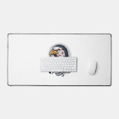 Vintage Eagle Veteran Patriottische Shirt Ontwerp_ Bureaumat (Keyboard & Muis)