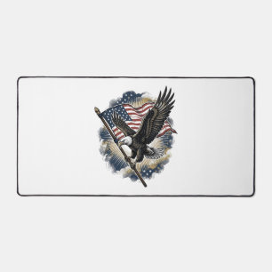 Vintage Eagle Vlag Patriottisch Shirt Ontwerp_1 Bureaumat