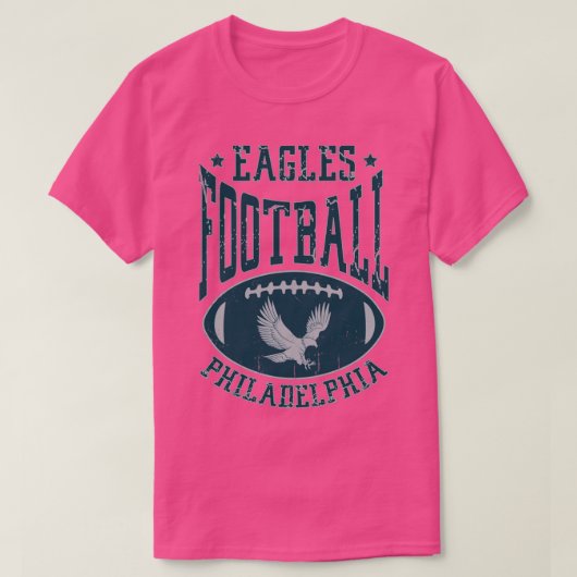Vintage Eagles Football Philadelphia T-shirt (Design voorkant)