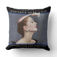 Vintage Earl Gray Pillow