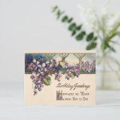 Vintage Early 1900's Birthday Greeting Postcard Briefkaart (Staand voorkant)