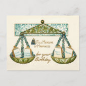 Vintage Early 1900's Birthday Greeting Postcard Briefkaart (Voorkant)