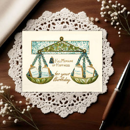 Vintage Early 1900's Birthday Greeting Postcard Briefkaart