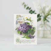 Vintage Early 1900's Birthday Greeting Postcard Briefkaart (Staand voorkant)