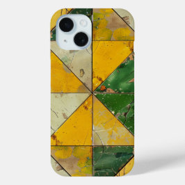 Vintage Earth Tone Geometrische Hoes voor Telefoon