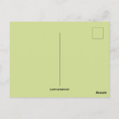 Vintage Easter Bunny and Gnome Briefkaart (Achterkant)