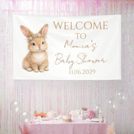Vintage Easter Bunny Rabbit Baby Watercolor Spandoek