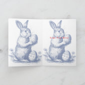 Vintage Easter Kaart (Binnen)