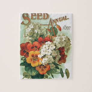 Vintage Eastman's Seed Catalog Hoesje Art, 1897 Legpuzzel