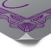 Vintage "Eat, Drink, trouwen" Poster (Hoek)