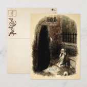 Vintage Ebenezer Scrooge Briefkaart (Voorkant / Achterkant)