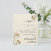 Vintage Edelweiss-Waterverf Kaart (Staand voorkant)