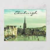 Vintage Edinburgh Briefkaart (Voorkant)