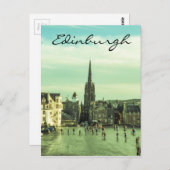 Vintage Edinburgh Briefkaart (Voorkant / Achterkant)