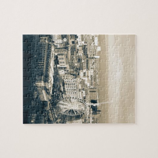 Vintage Edinburgh Legpuzzel (Horizontaal)