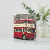 Vintage Edinburgh Tour Bus, Schotland, Verenigd Ko Briefkaart (Staand voorkant)