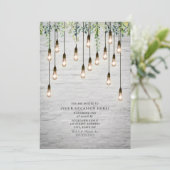 Vintage Edison-verlichting Witte baksteen Botanisc Kaart (Staand voorkant)
