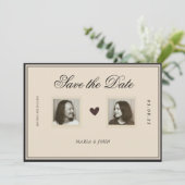 Vintage Editorial Facing two Portrait (Staand voorkant)