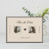 Vintage Editorial Facing two Portrait (Staand voorkant)