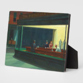 Vintage Edward Hopper Nighthawks Diner Poster Fotoplaat (Zijkant)