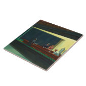 Vintage Edward Hopper Nighthawks Diner Poster Tegeltje (Zijkant)