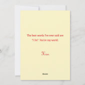 Vintage Edwardiaans Paar Bloemhart Valentijn Feestdagenkaart (Achterkant)