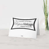 Vintage Edwardiaanse vrouwen Kaart (Achterkant)