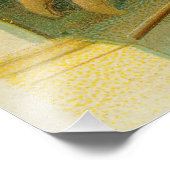 Vintage Edwardian Era Nativity Christmas Card Foto Afdruk (Hoek)