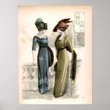 Vintage Edwardian Mode Poster